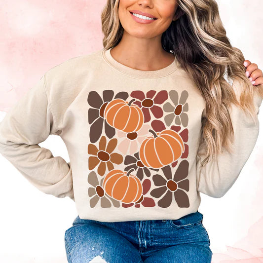 Crewneck Print (Pumpkin)